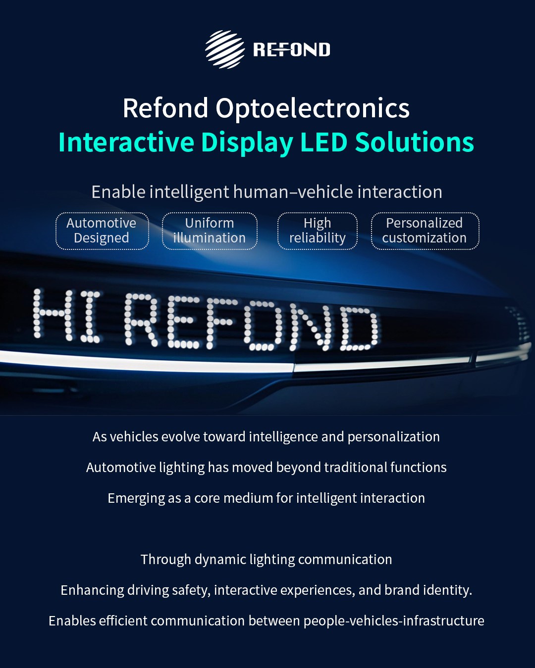 Smart Lighting | Refond ISD Interactive Screen Creates a New Smart Mobility Ecosystem